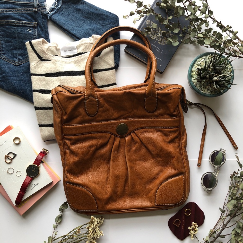 Marc by Marc Jacobs Brown Leather Shoulder Bag